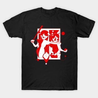 Jester Sisters (White/Red) T-Shirt